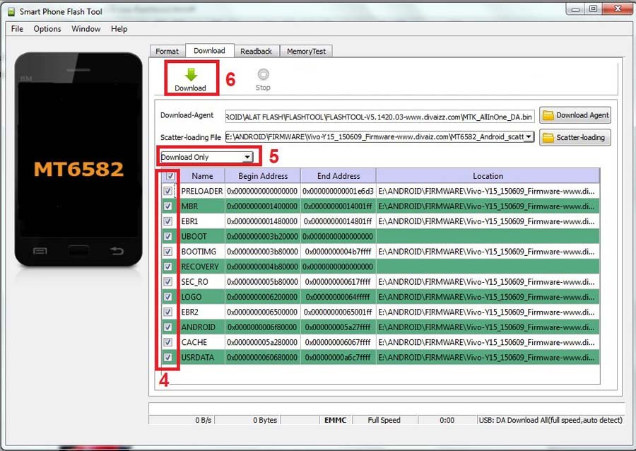 Cara Flash Vivo Y15 Mode Download SPFT Cara Flash Vivo Y15 Mode Download SPFT