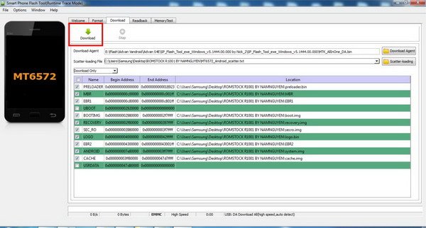 Cara Flash Oppo Joy R1001 Mode Download SPFT Cara Flash Oppo Joy R1001 Mode Download SPFT