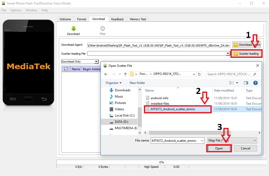 Cara Flash Oppo Joy R1001 Scater Loading File Cara Flash Oppo Joy R1001 Scater Loading File