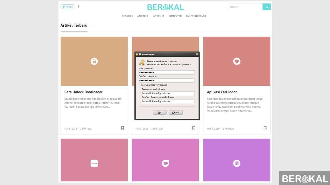 cara mengunci folder di windows 8 dengan software