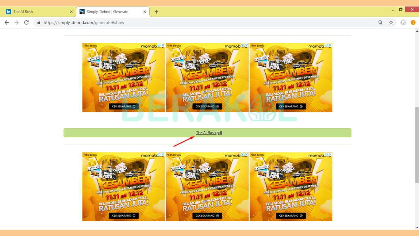 cara download di slideshare