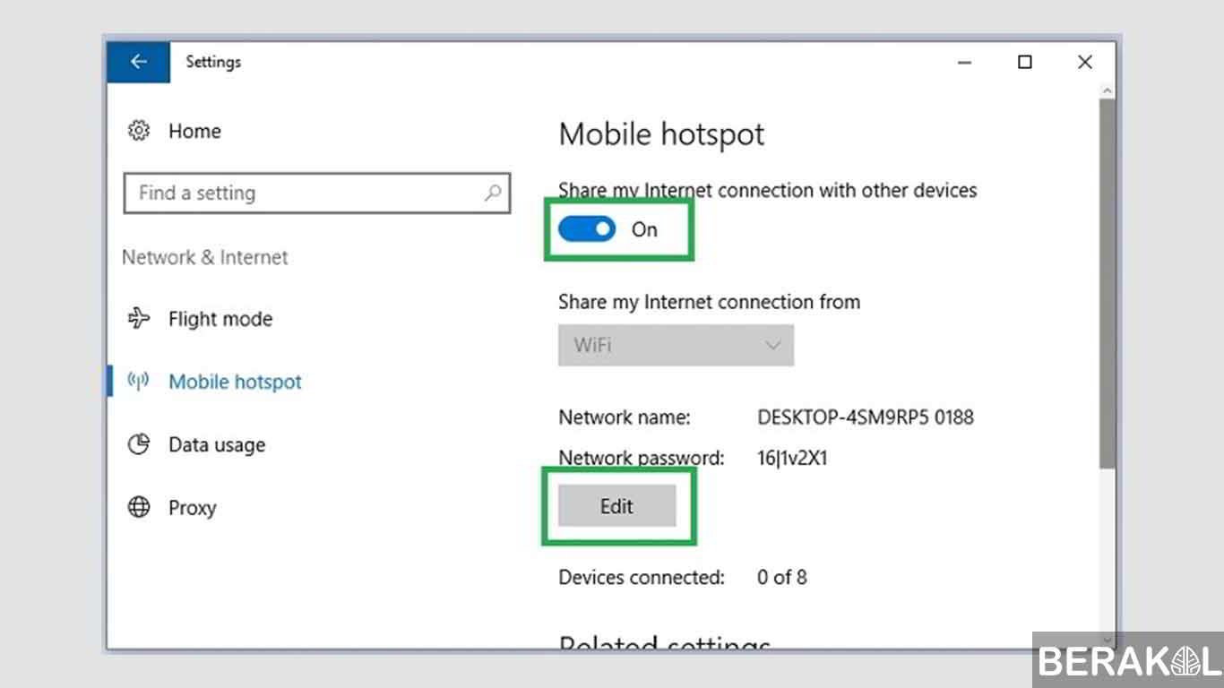 cara membuat hotspot di pc