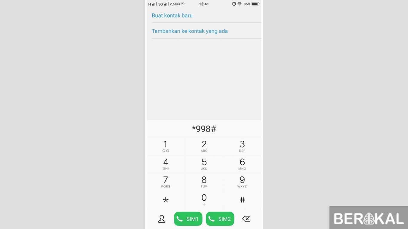 cara cek nomor 3 tanpa pulsa