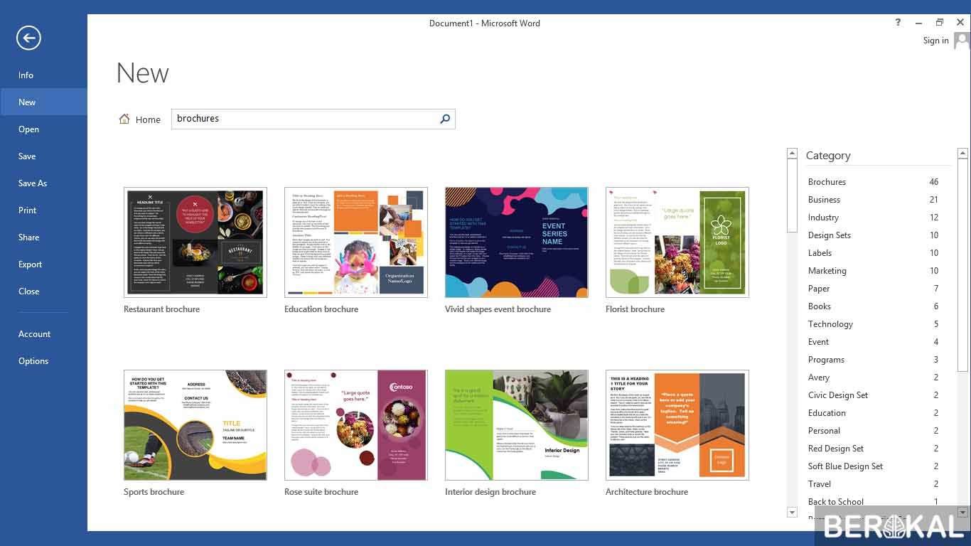 cara membuat brosur dengan microsoft word 2013 cara membuat brosur dengan microsoft word 2013