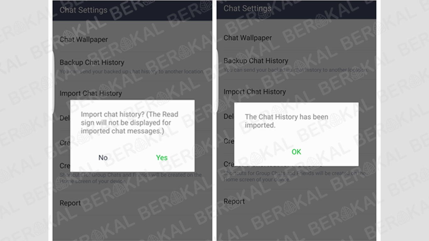 Cara Impor chat line lewat email