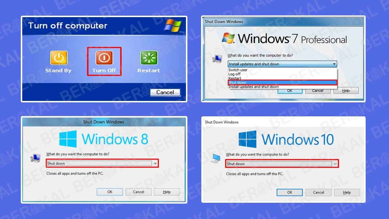 cara mematikan laptop dengan keyboard cara mematikan laptop dengan keyboard