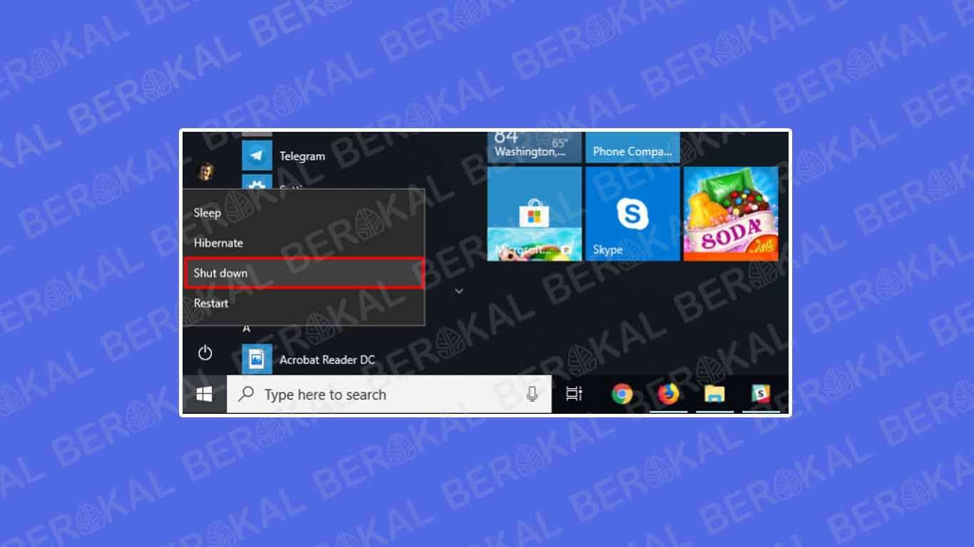 cara mematikan laptop windows 10 cara mematikan laptop windows 10