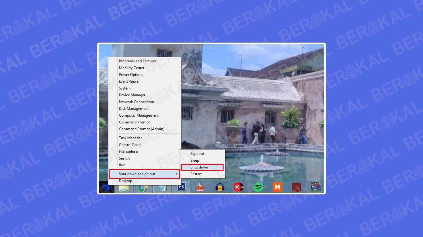 cara shutdown laptop windows 8 cara shutdown laptop windows 8