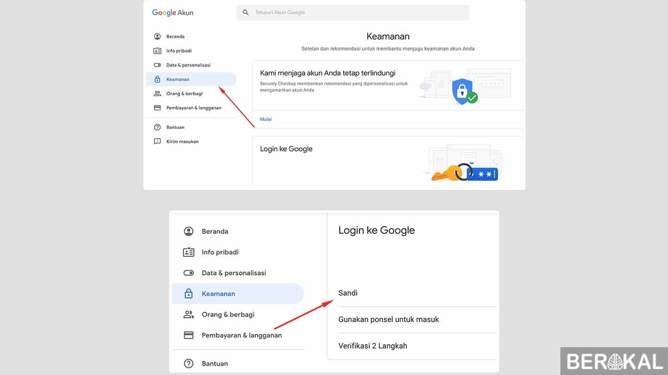 lupa sandi akun google