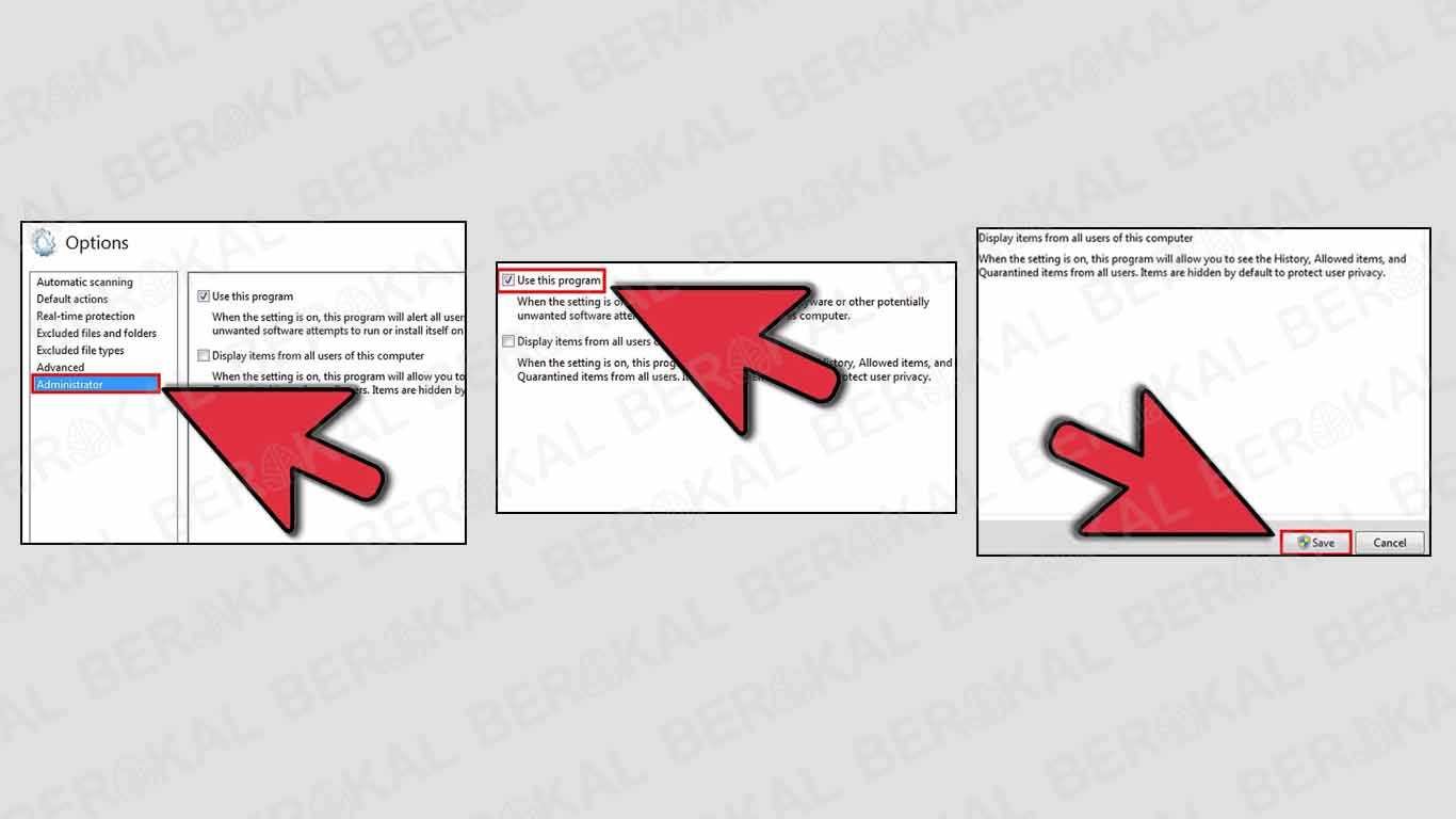 cara mengaktifkan windows defender yang turn off by group policy