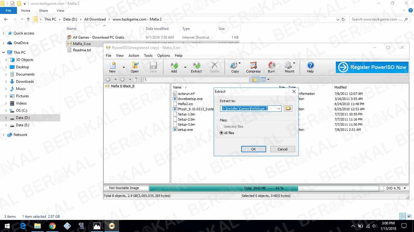 cara buka file iso dengan PowerISO cara buka file dengan PowerISO