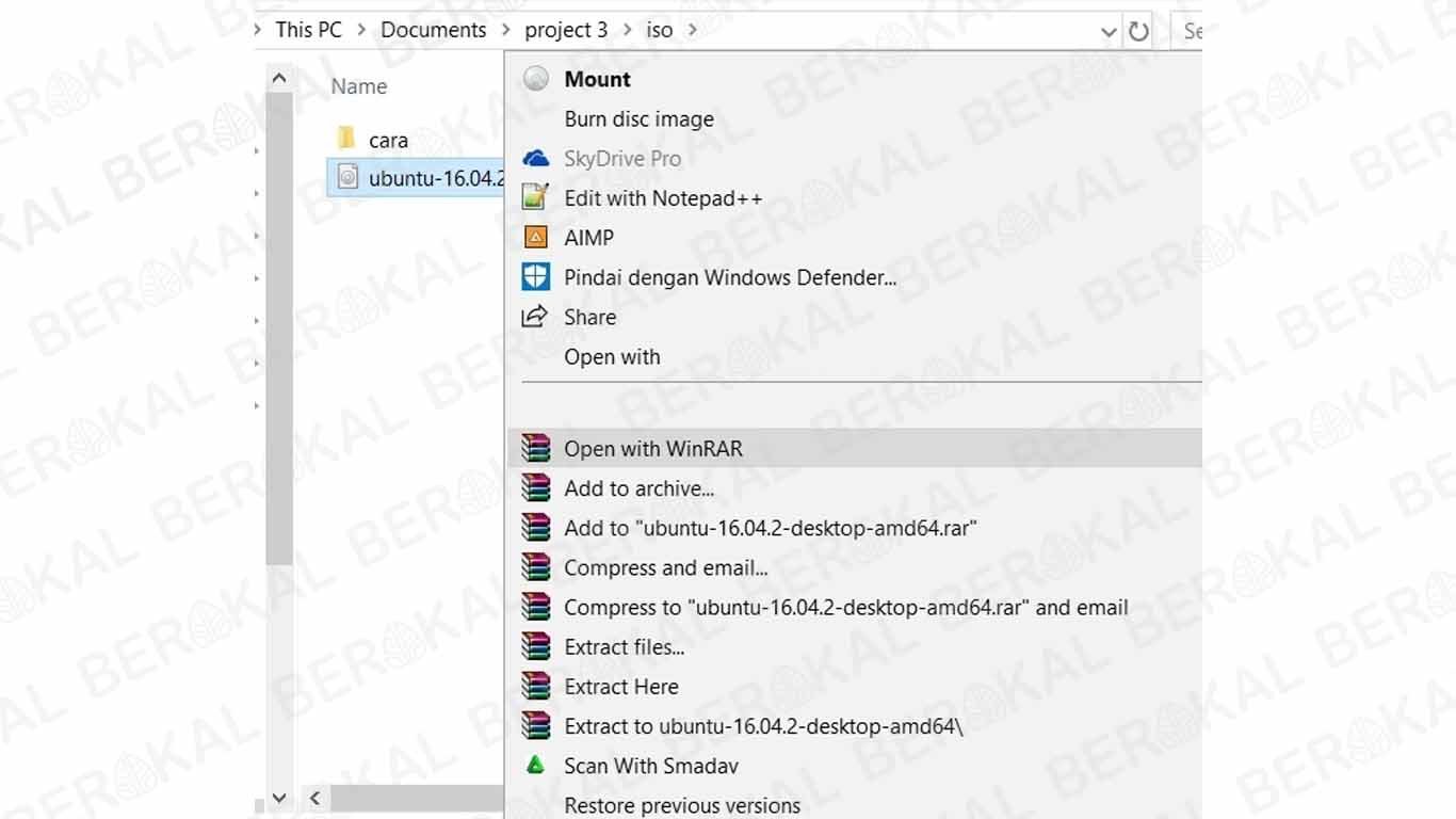 cara buka file iso dengan winrar cara buka file iso dengan winrar