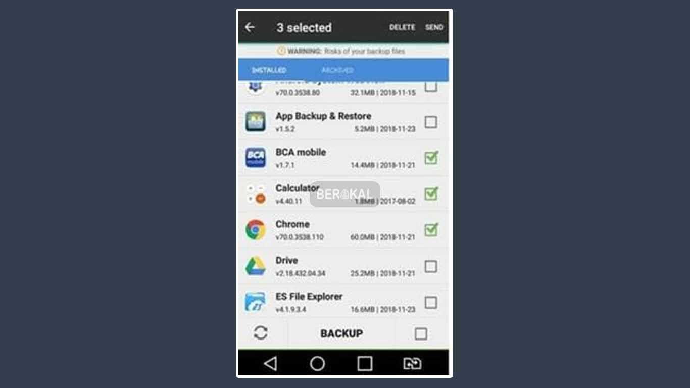 cara mengirim aplikasi dengan app backup cara mengirim aplikasi dengan app backup