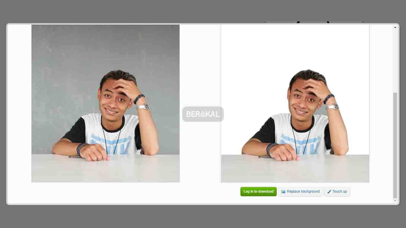 Ganti Background Foto Online di Background Burner