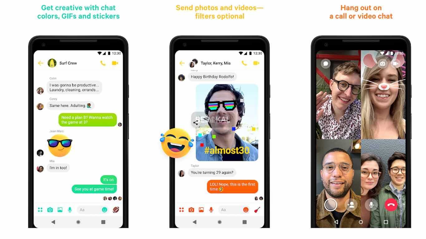 download aplikasi messenger video call