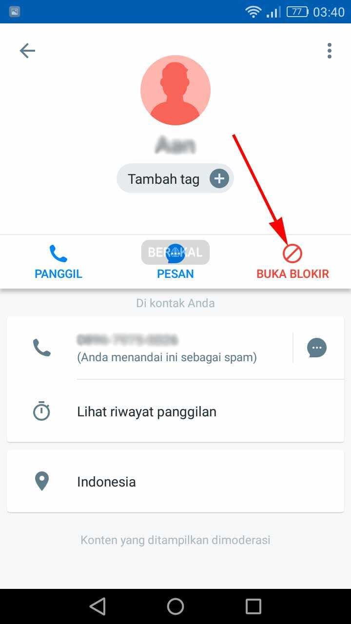 blokir berhasil blokir berhasil