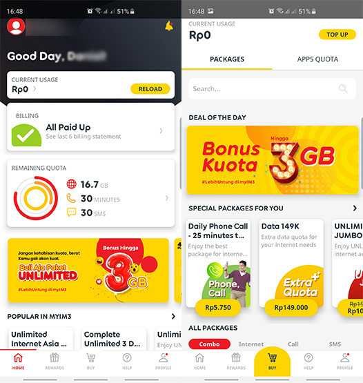 cek kuota melalui aplikasi cek kuota melalui aplikasi