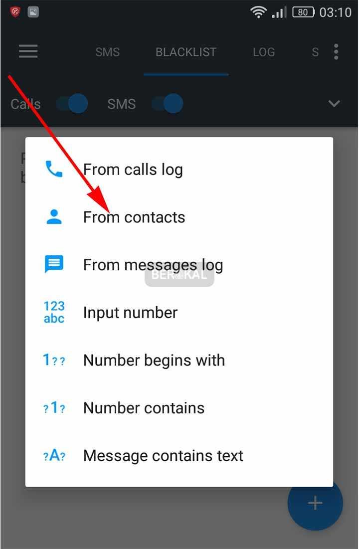 from contacts from contacts