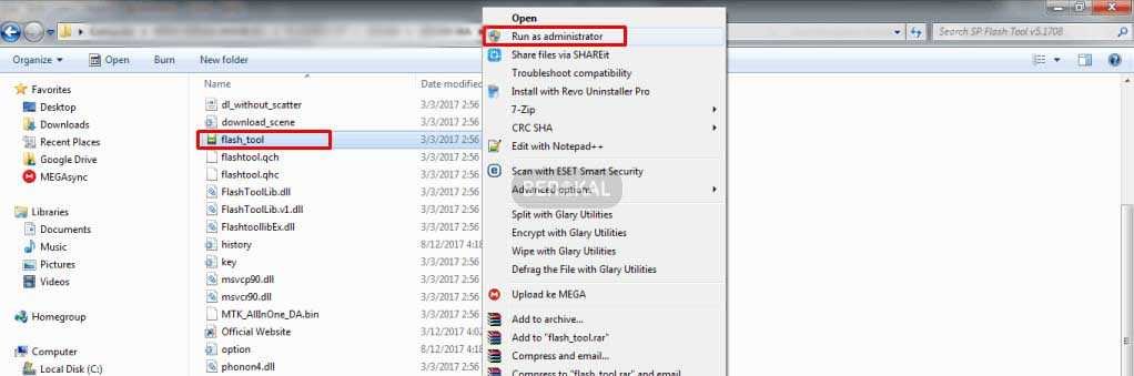 cara flash advan i5c mtk
