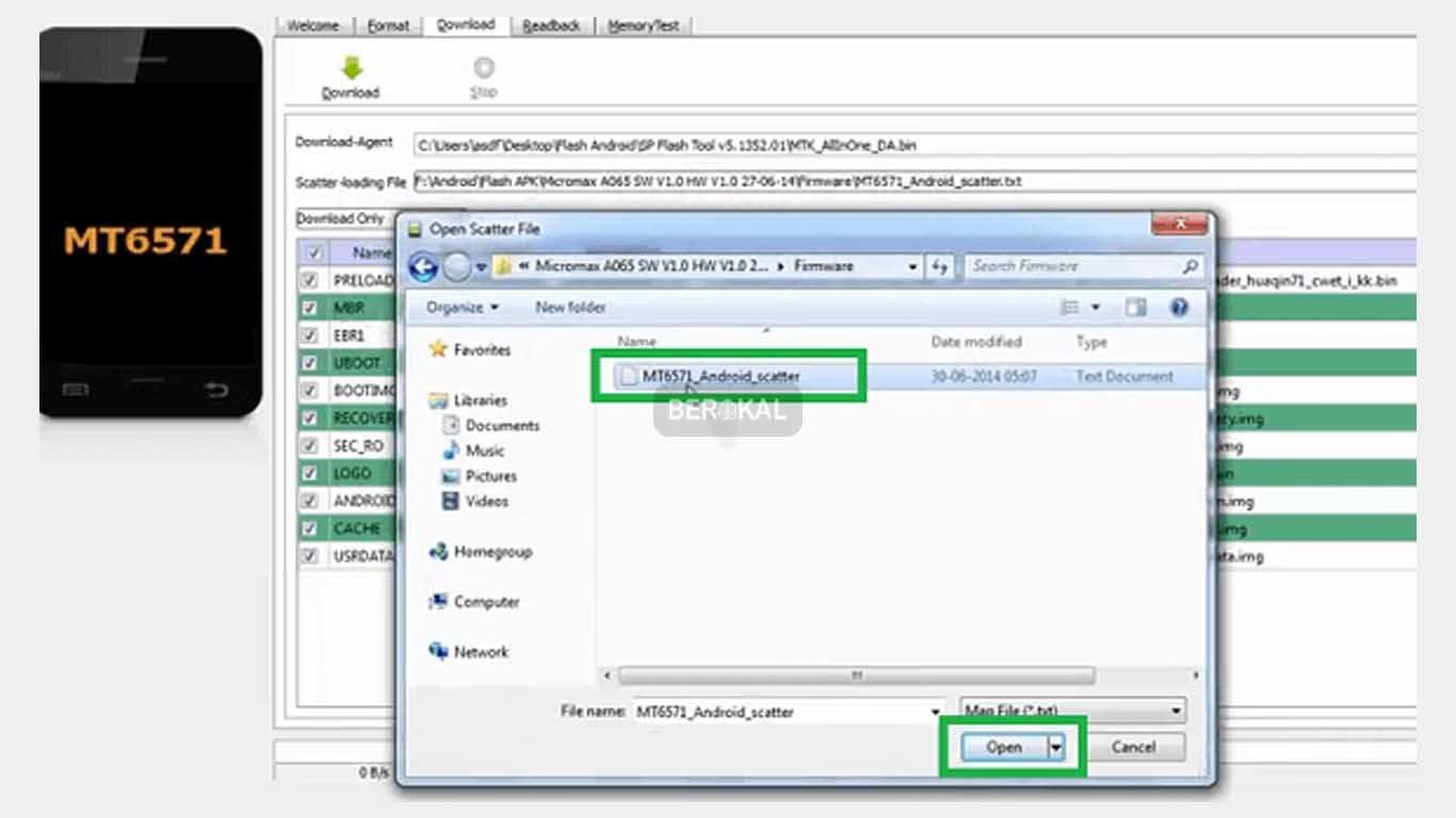 cara flash lenovo a369i dengan sp flashtool