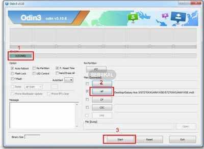 cara flash samsung ace 3 via odin cara flash samsung ace 3 via odin