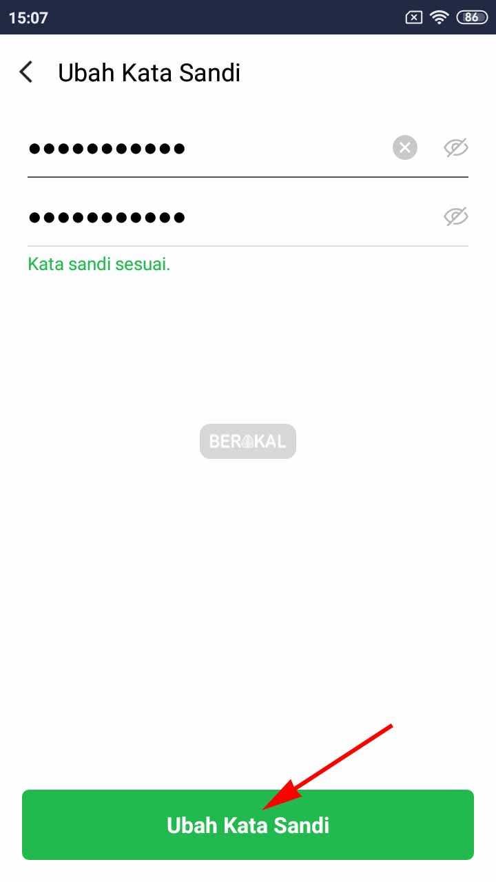 cara login line lupa email dan no hp