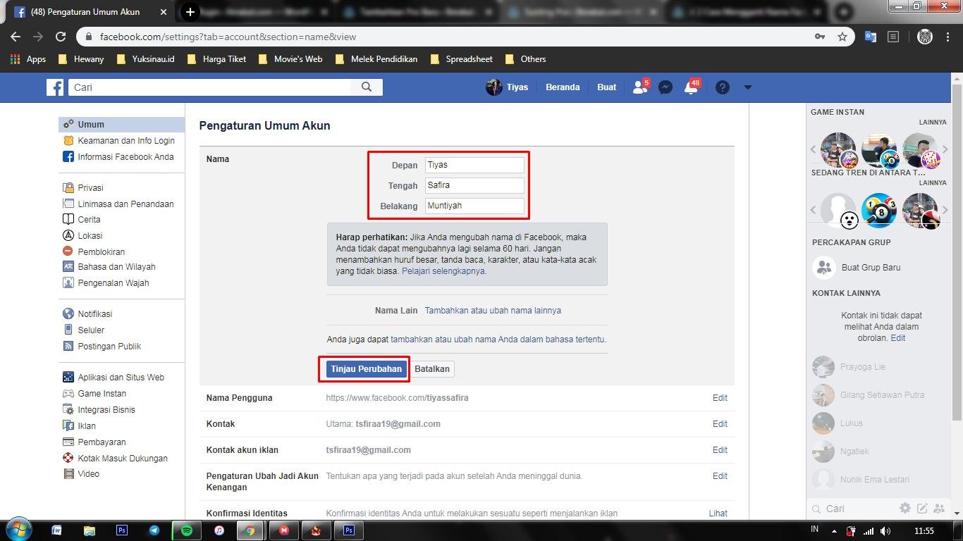 tinjau perubahan tinjau perubahan