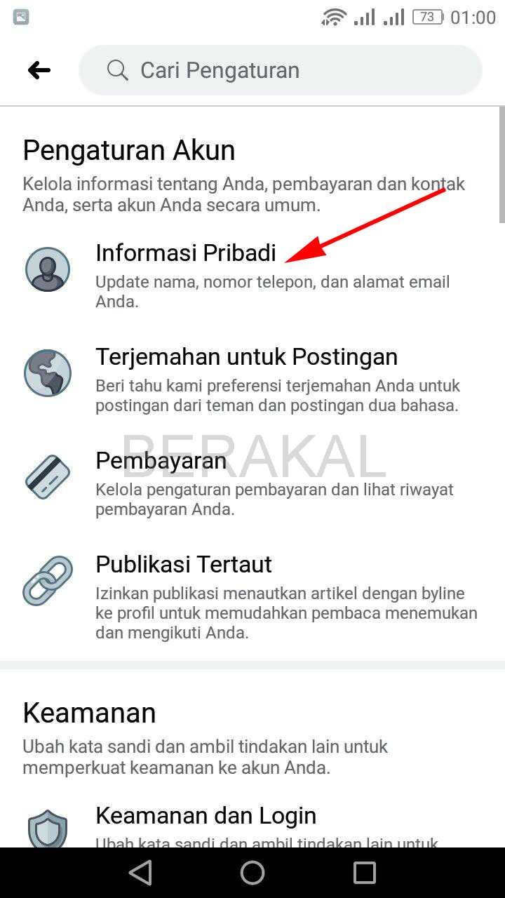 informasi pribadi informasi pribadi