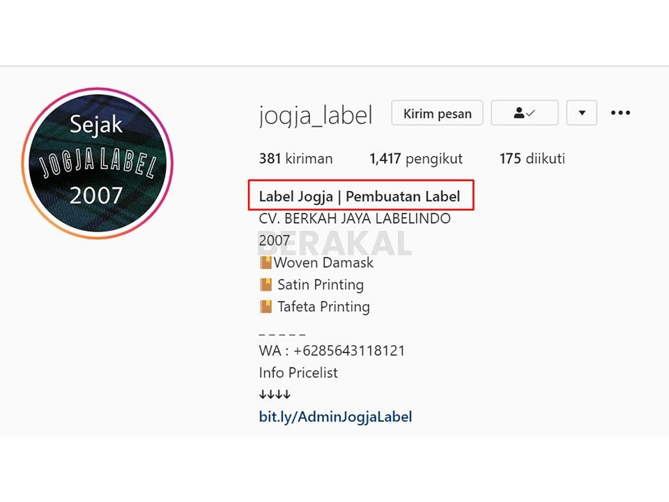 keyword pada bio Ig keyword pada bio Ig