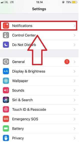 notifikasi iphone