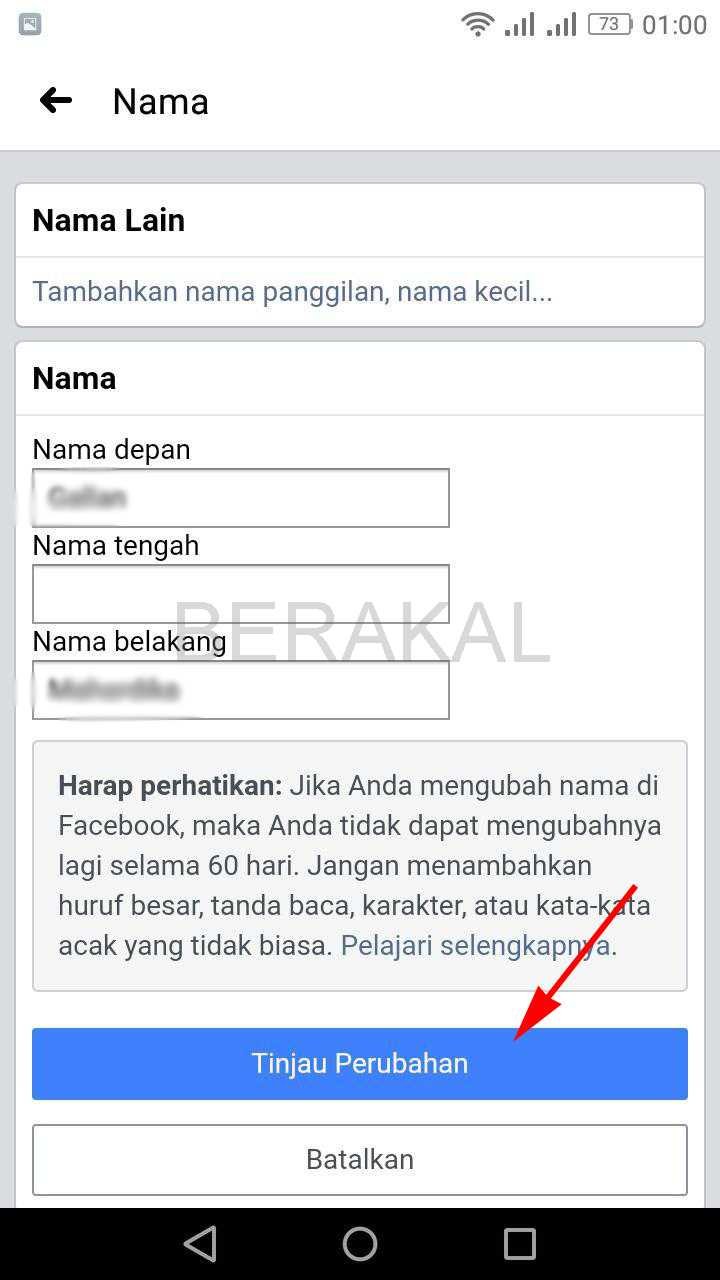tinjau perubahan tinjau perubahan