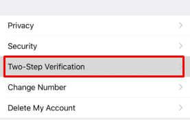 two step verification whatsapp iphone