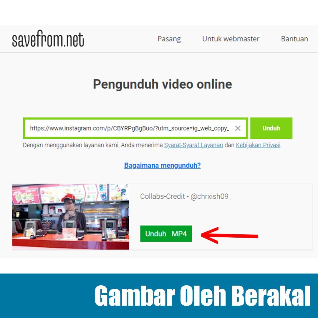 Cara Download Video di Instagram