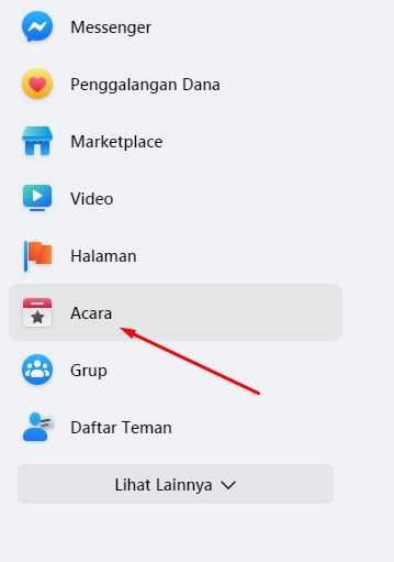 acara di facebook acara di facebook
