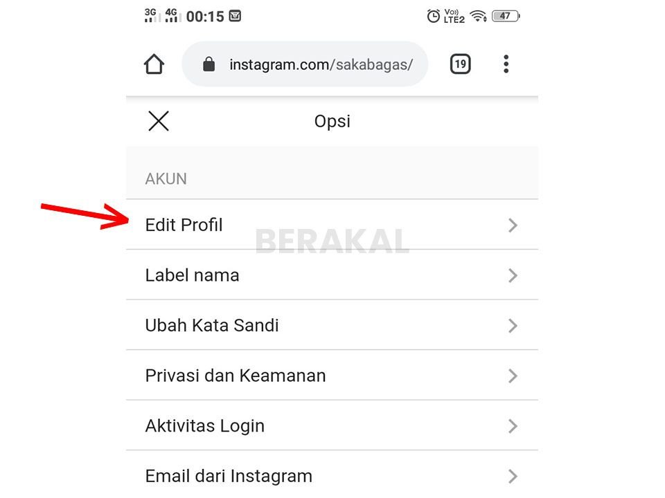 cara menonaktifkan akun instagram