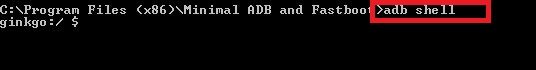Cara input ADBshell Cara input ADBshell