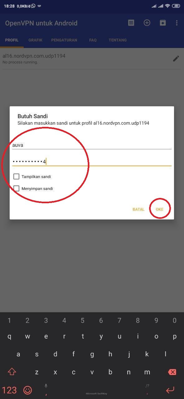 UserName dan Password OpenVPN UserName dan Password OpenVPN