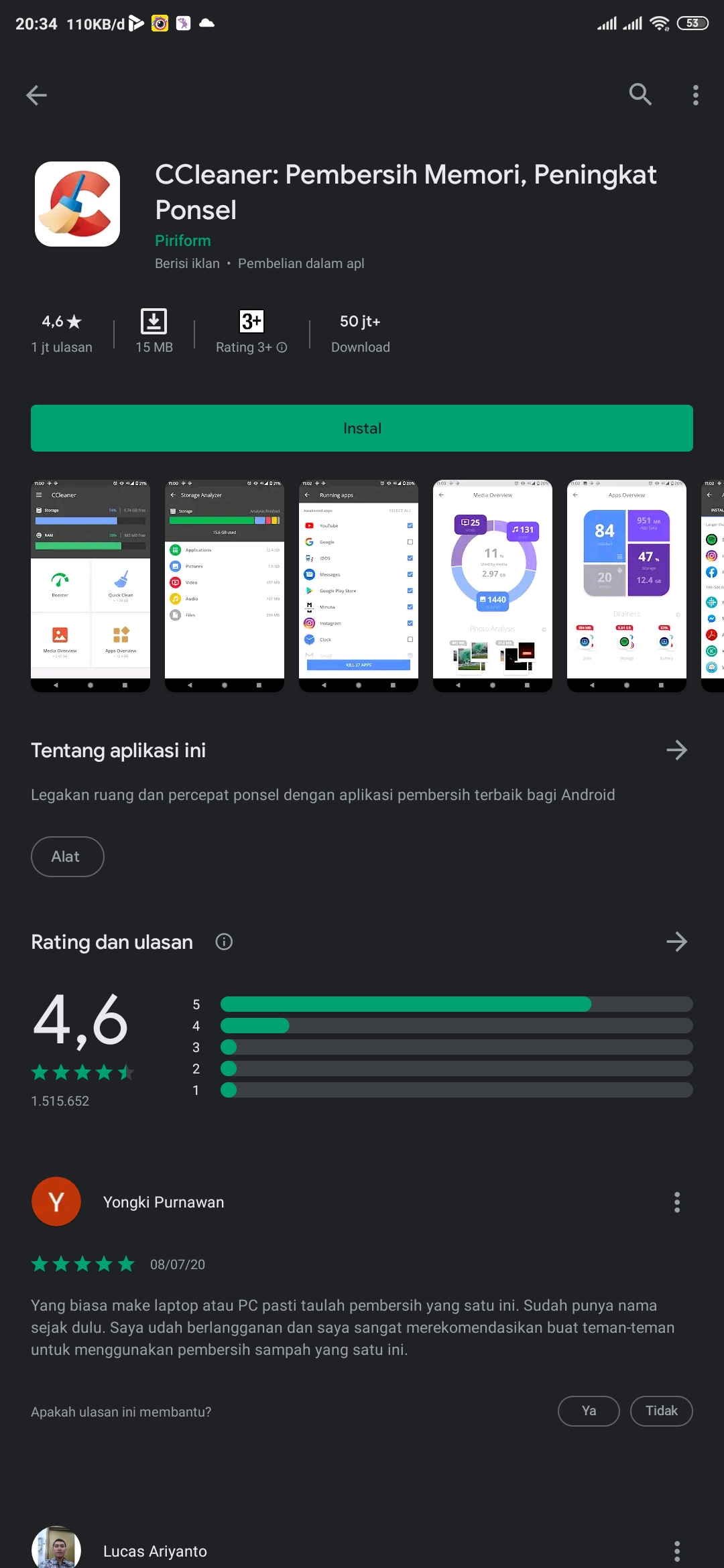 Download CCcleaner android Download CCcleaner android