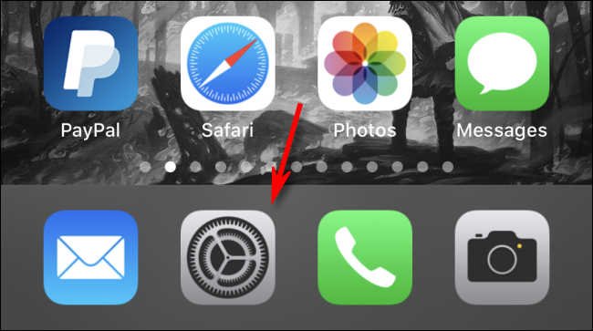 buka menu settings iphone buka menu settings iphone