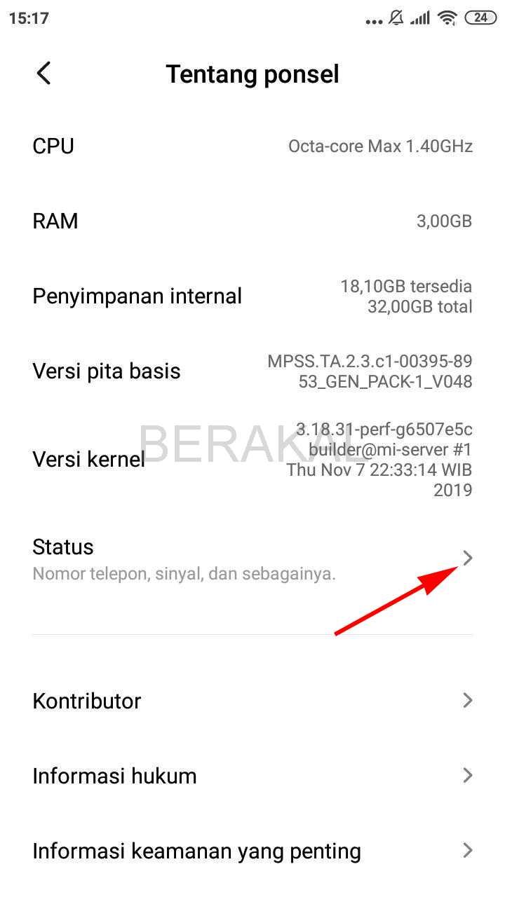 cara cek imei xiaomi yang hilang
