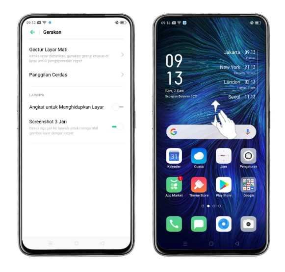 cara screenshot oppo a33w