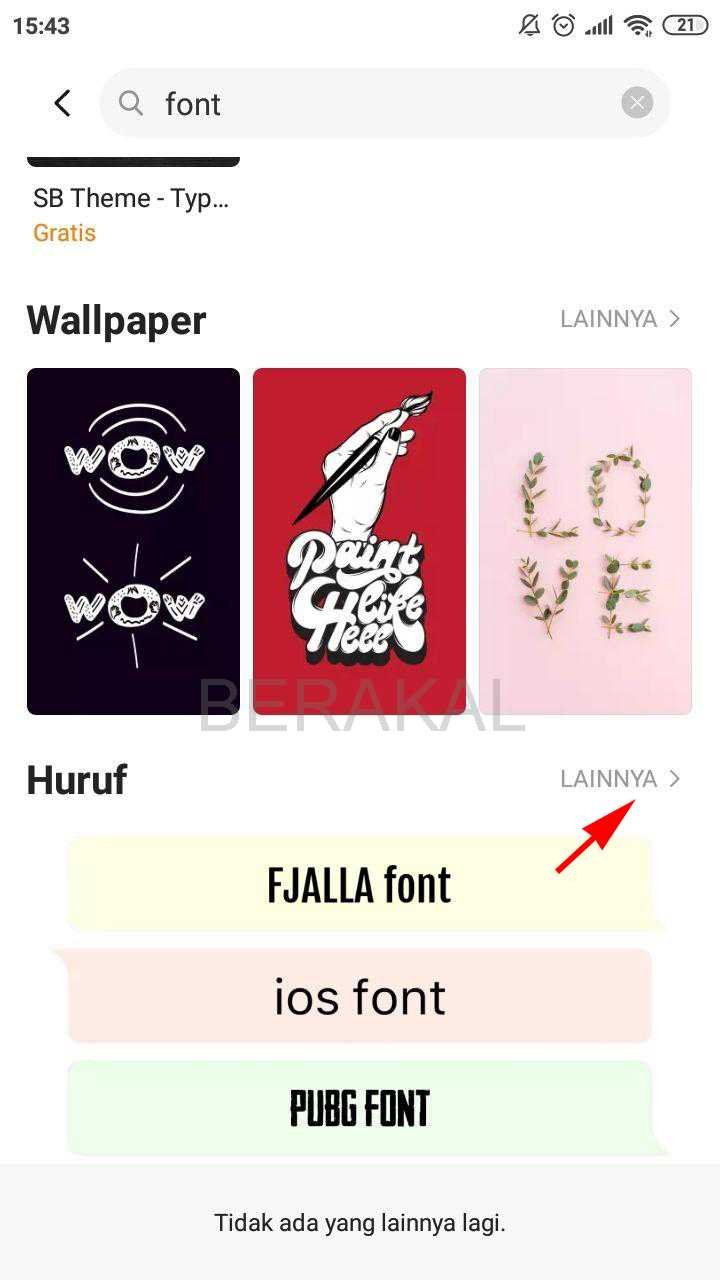 font lainnya font lainnya