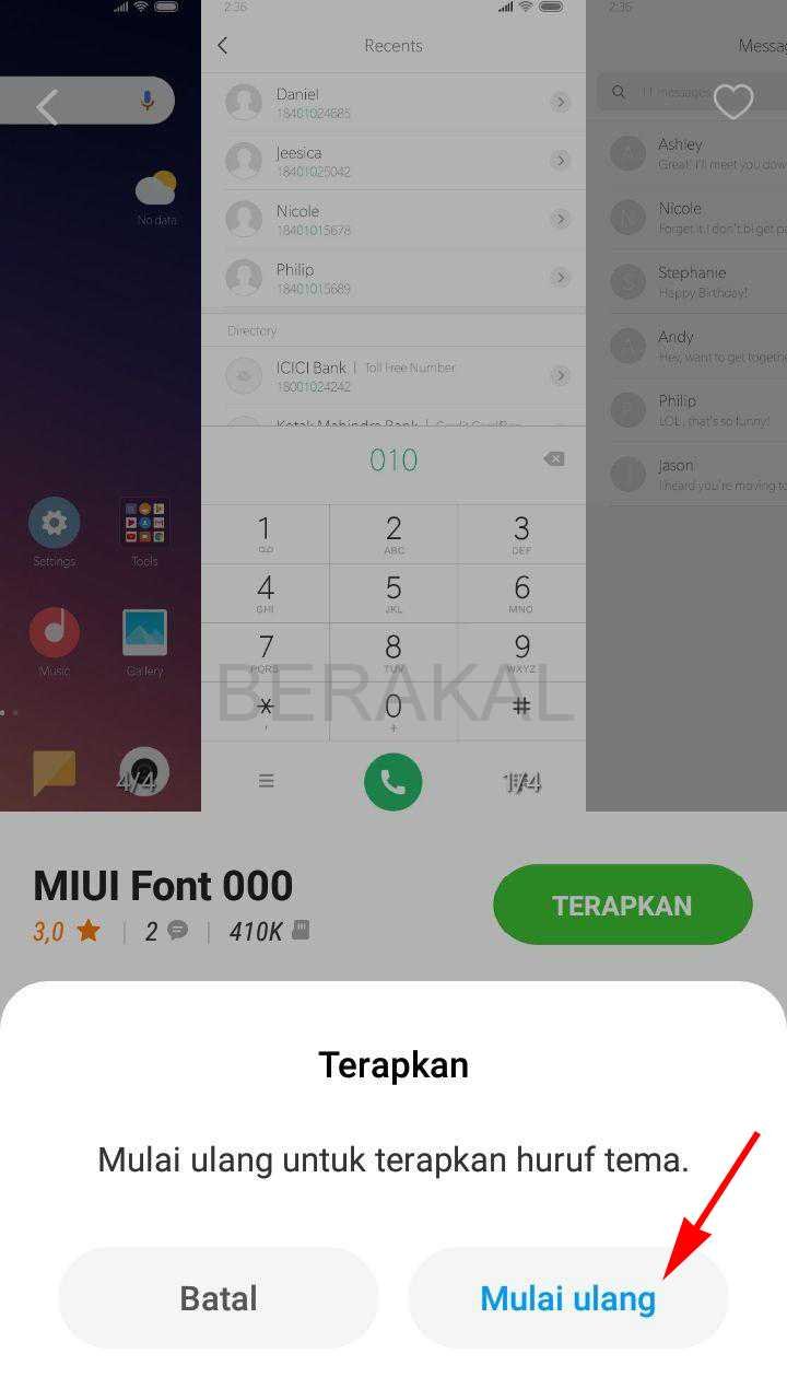 mulai ulang mulai ulang