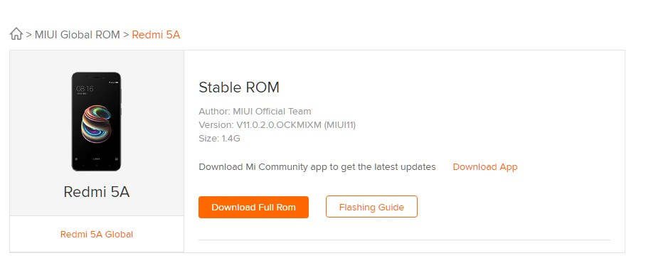 Download dan install ROM redmi 5a Download dan install ROM redmi 5a