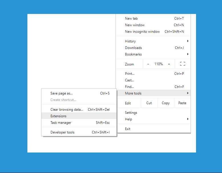 Pengaturan ekstensi google chrome