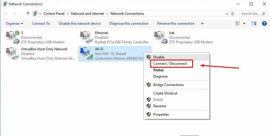 mengaktifkan wifi di laptop