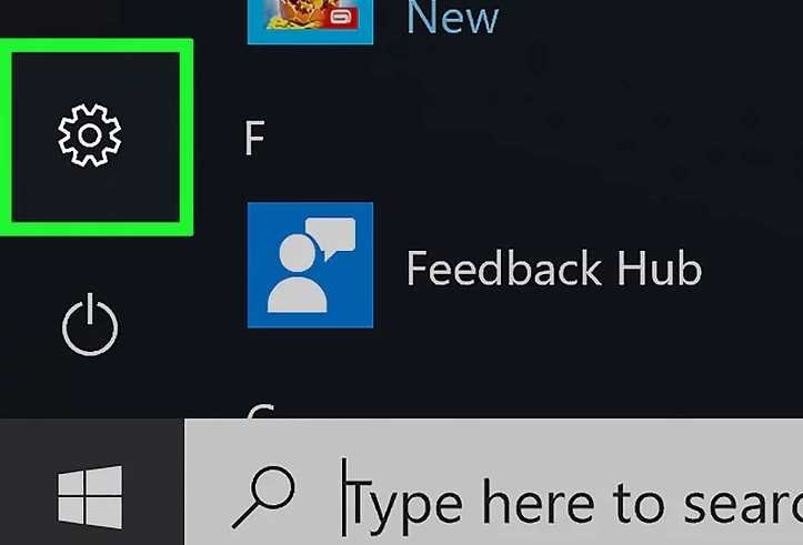 pilih settings pilih settings