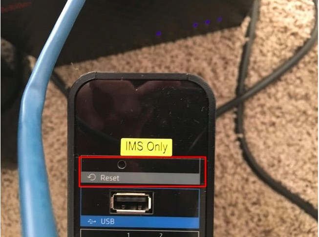 Reset router Reset router