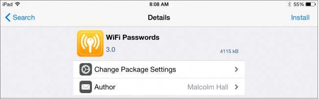 Tweak Wifi Password on iOS Tweak Wifi Password on iOS