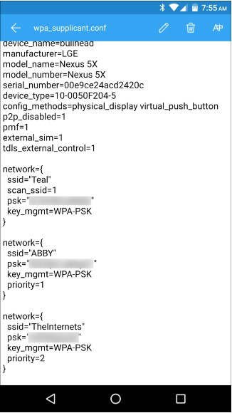 Wpa_SUpplicant.conf Info Wpa_SUpplicant.conf Info
